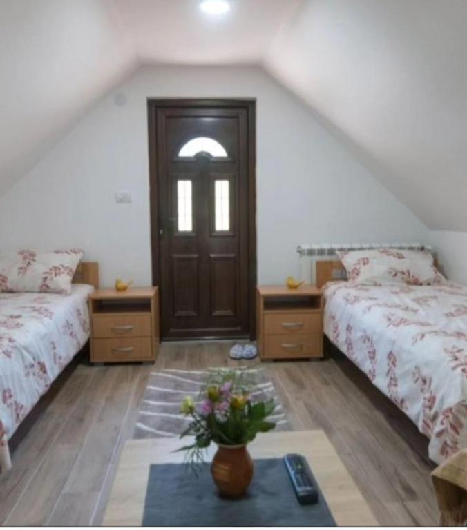 Postel nebo postele na pokoji v ubytování Kuća za odmor Andrea