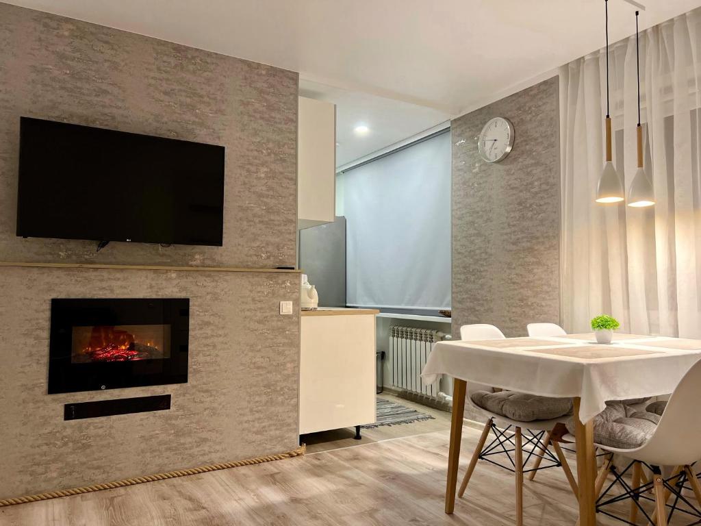TV a/nebo společenská místnost v ubytování High Quality Lovely Apartment