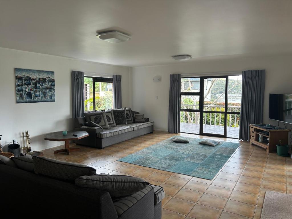 Posezení v ubytování Harbour View Retreat Mangonui