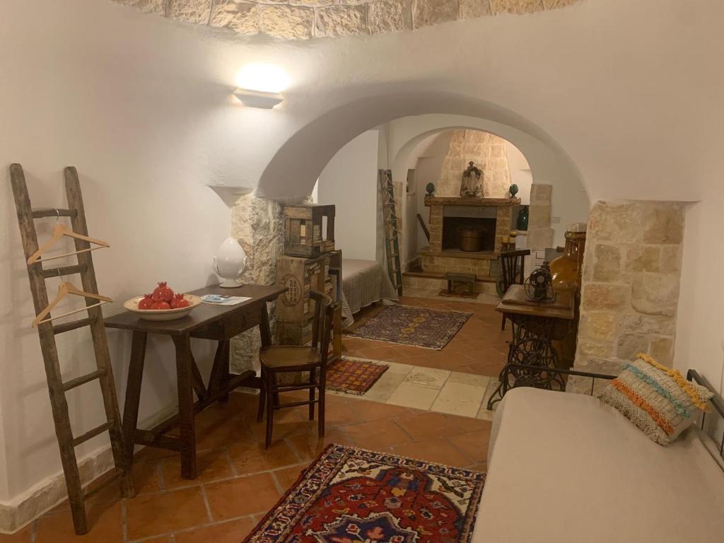 Posezení v ubytování Trulli Santa Maria Odegitria Relais