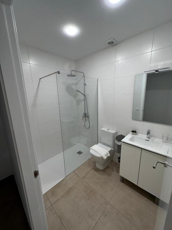 Koupelna v ubytování RAQUEL'S - Habitacions i Apartaments turístics -