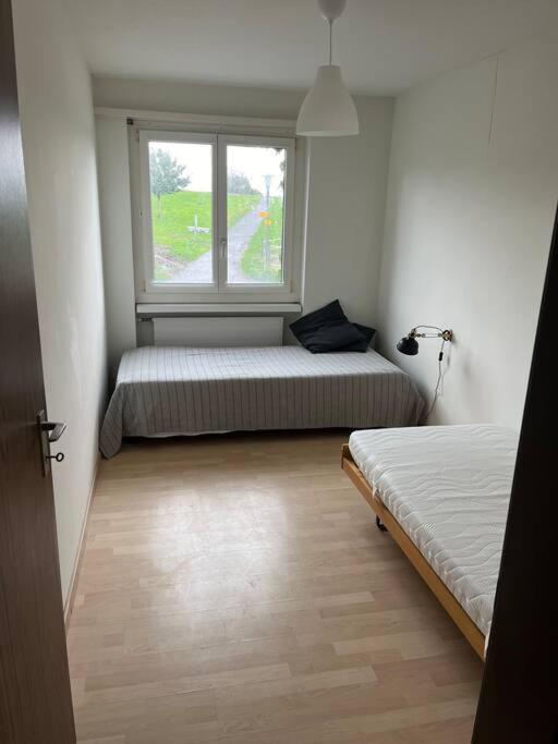 Postel nebo postele na pokoji v ubytování Wohnung Felix