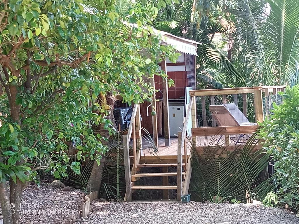 Zahrada ubytování la terrasse perchée