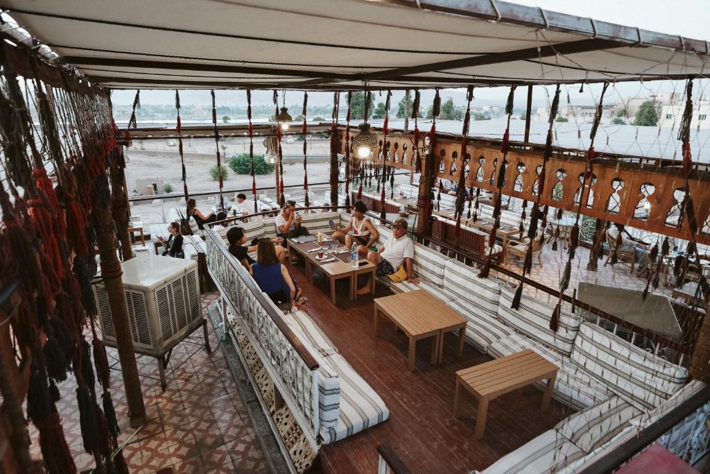 Restaurace v ubytování Nefertiti Hotel Luxor