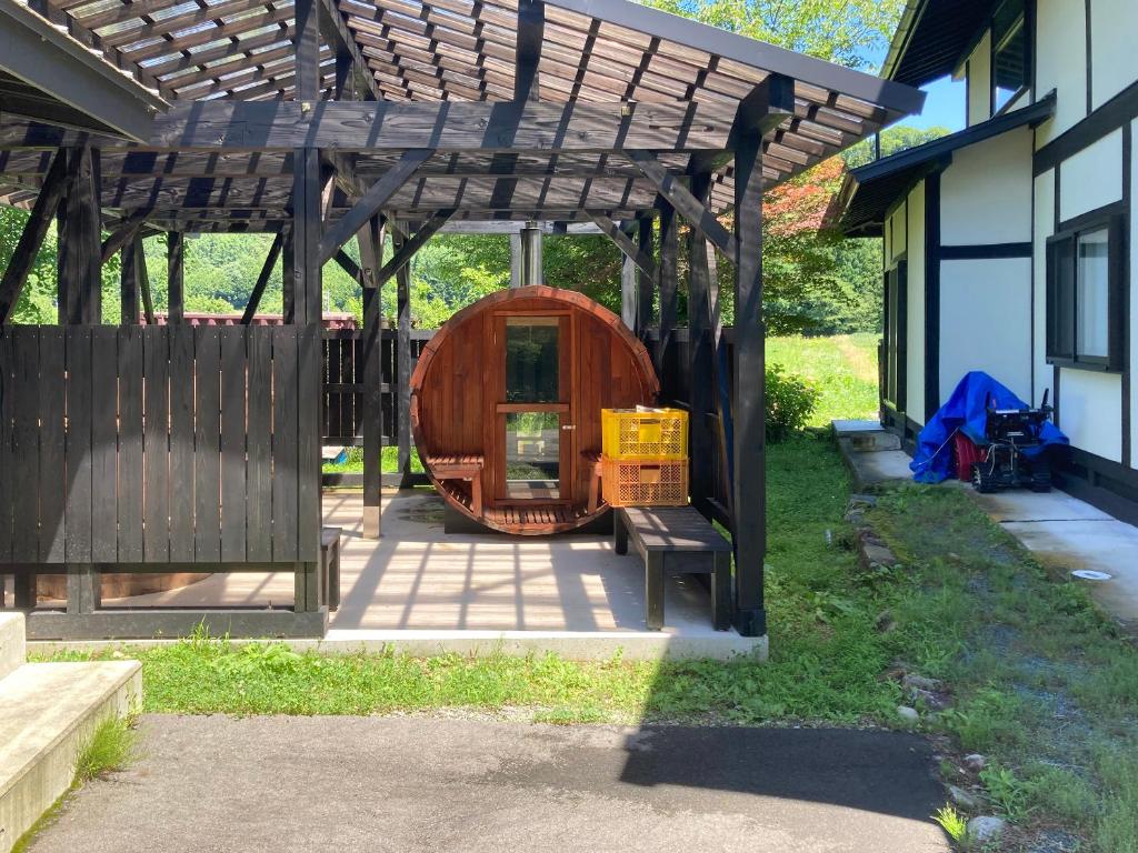 Zahrada ubytování Kabuto Villas ー古民家ステイー