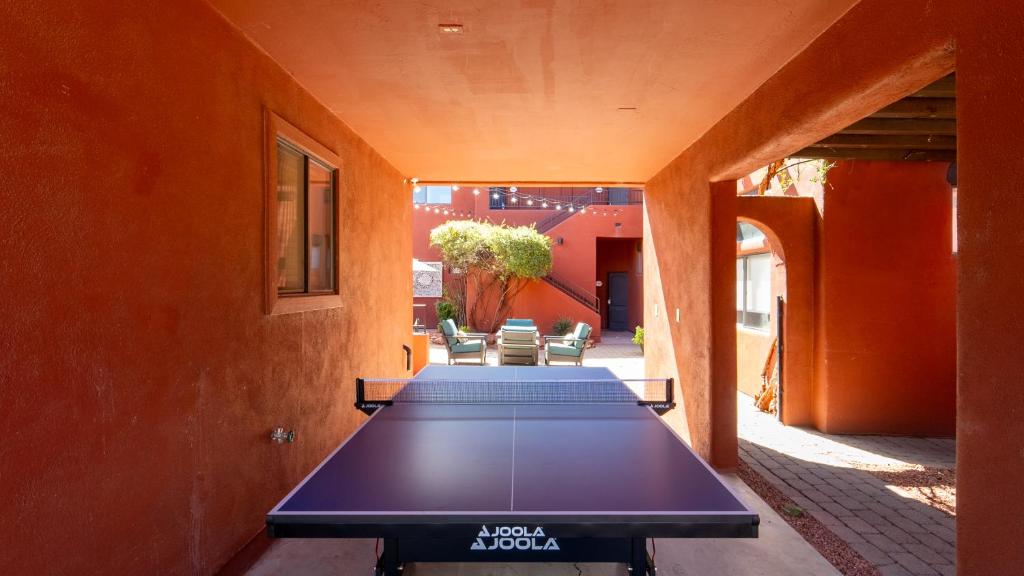 Biliár nebo kulečník v ubytování Las Posadas of Sedona