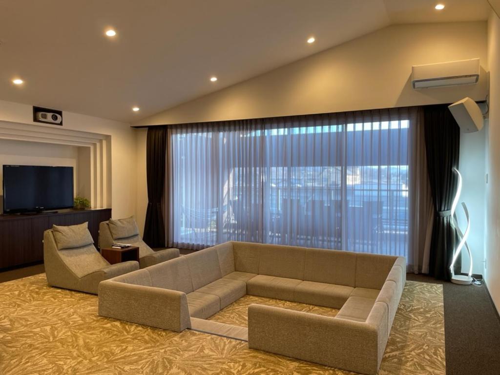 Posezení v ubytování Hotel Grand Vert Kyu Karuizawa