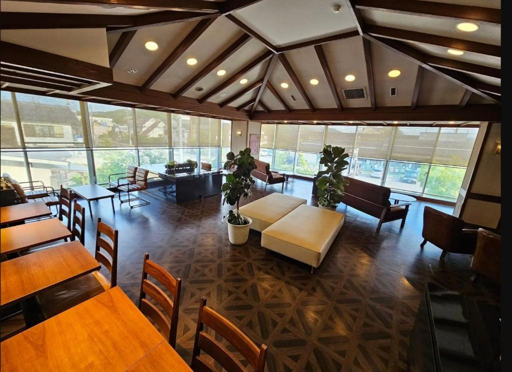 Posezení v ubytování Hotel Grand Vert Kyu Karuizawa