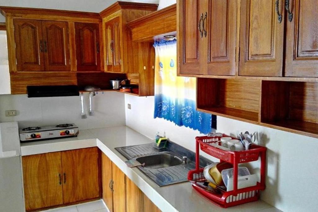 Kuchyň nebo kuchyňský kout v ubytování Bellevue Resort Puerto Galera