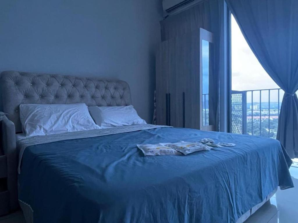 Postel nebo postele na pokoji v ubytování Jasmine Studio Trefoil