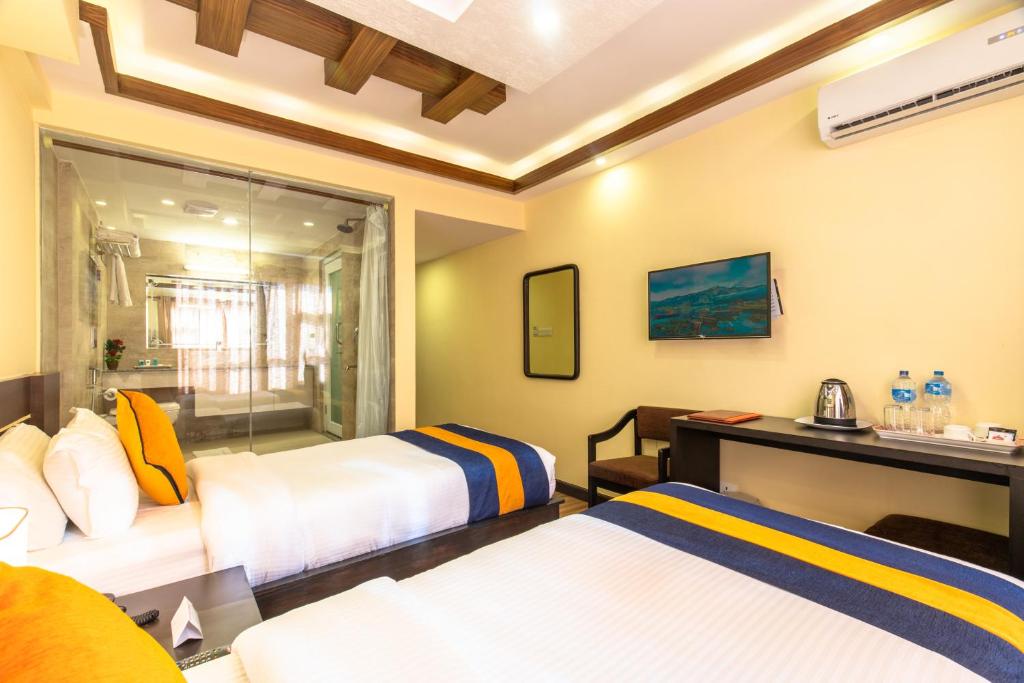 Postel nebo postele na pokoji v ubytování Devo Boutique Hotel