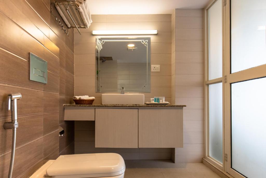 Koupelna v ubytování Devo Boutique Hotel