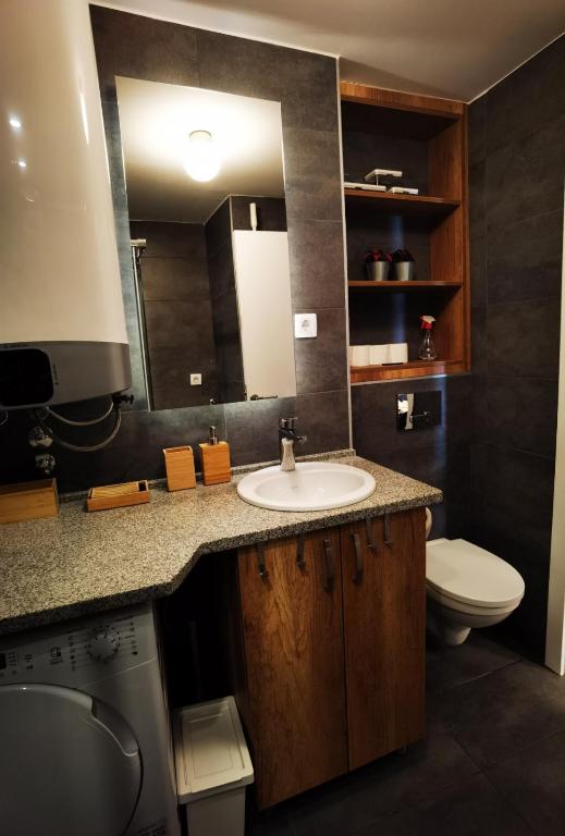 Koupelna v ubytování Apartman DETLIĆ Divčigora