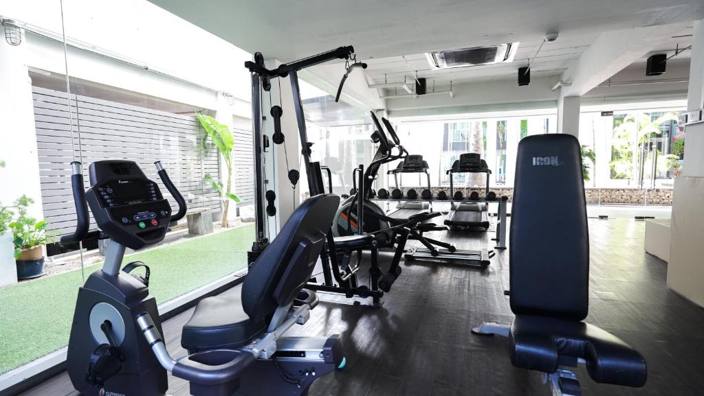 Fitness centrum a/nebo fitness zařízení v ubytování Sugar Marina Hotel - FASHION - Kata Beach