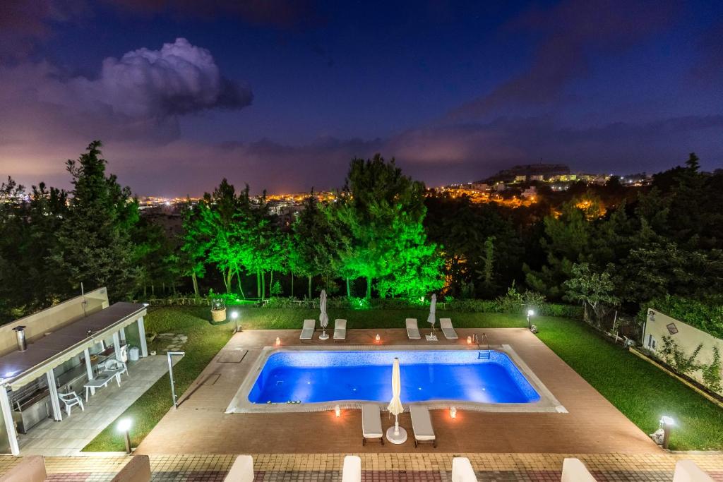 The swimming pool at or close to Kallithea Breeze Luxury Villa