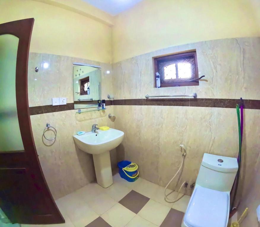 Koupelna v ubytování Staykandy