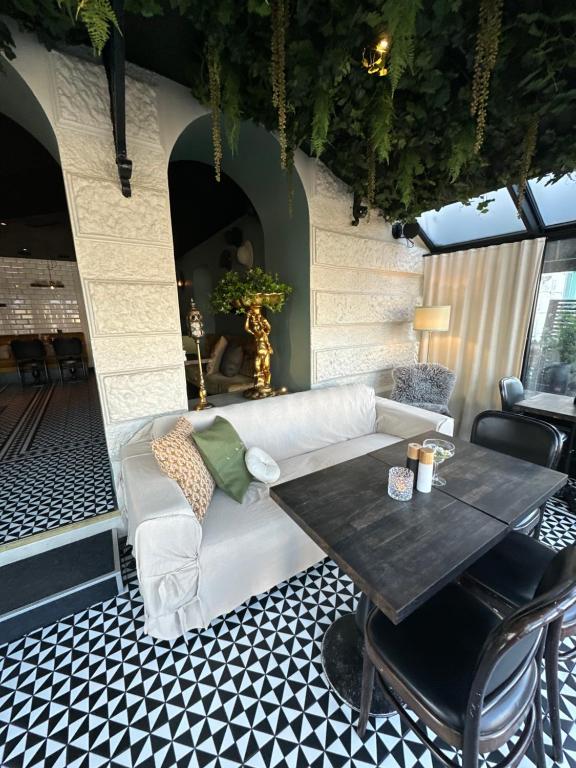 Posezení v ubytování Hotell Onyxen, boutique- & lifestyle, Adults Only