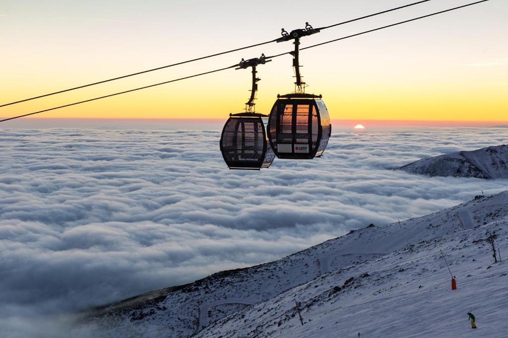 Resort Biela Skala - CHALETKA Chopok Jasná Juh v zimě