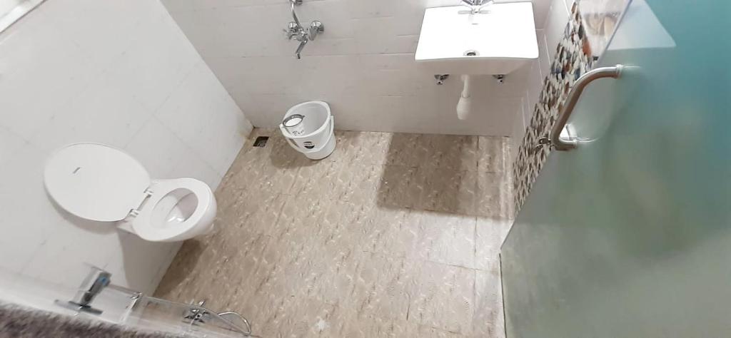 Koupelna v ubytování Ecoark Farmstay