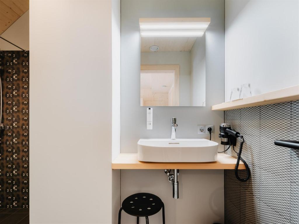 Koupelna v ubytování B&B Hotel Zimmerei mit Frühstück