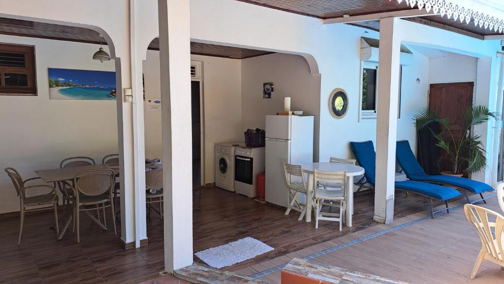 Posezení v ubytování La Villa Rosier