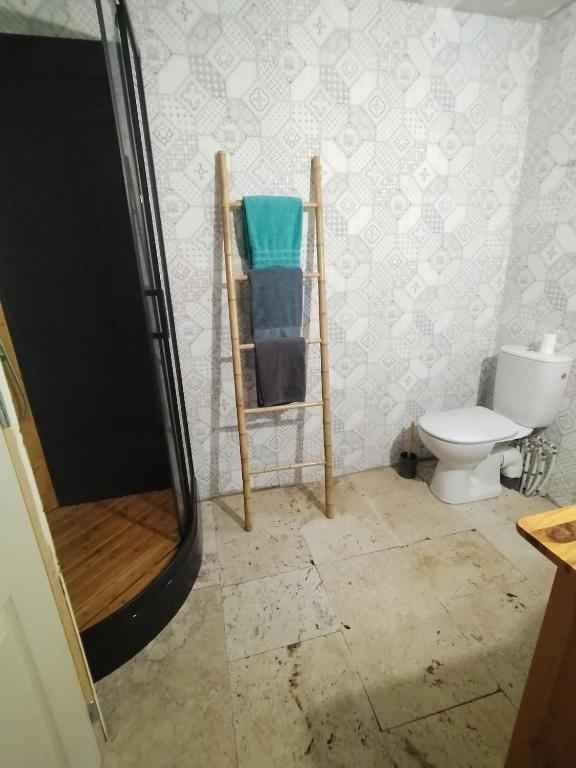 Koupelna v ubytování chambres d'hôtes rue Pasteur