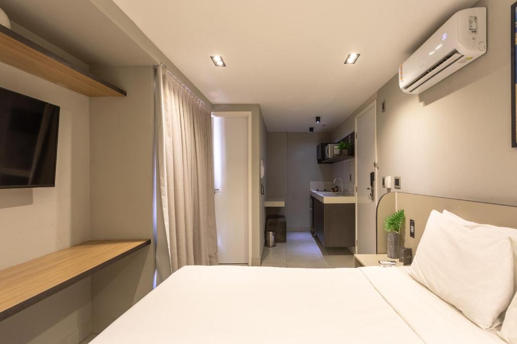 Cama ou camas em um quarto em Infinity at the Sea by Welkom
