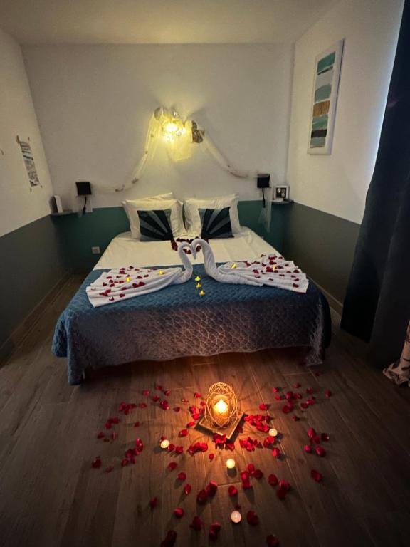 Postel nebo postele na pokoji v ubytování A Santa Trinita