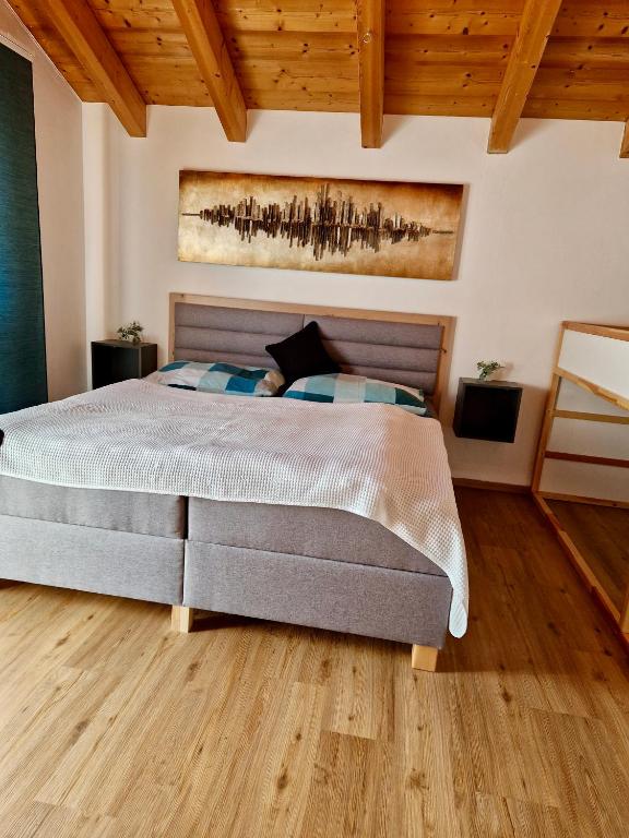 Posteľ alebo postele v izbe v ubytovaní Hochwart Apartment - in der Nähe der Liftstation Schönleiten