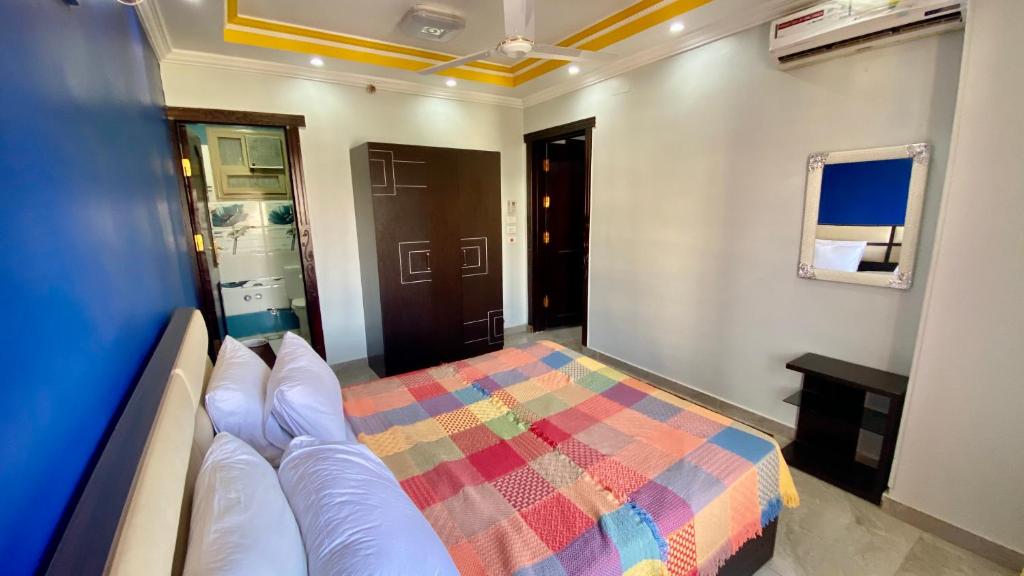 Postel nebo postele na pokoji v ubytování aswan view 3 bedrooms