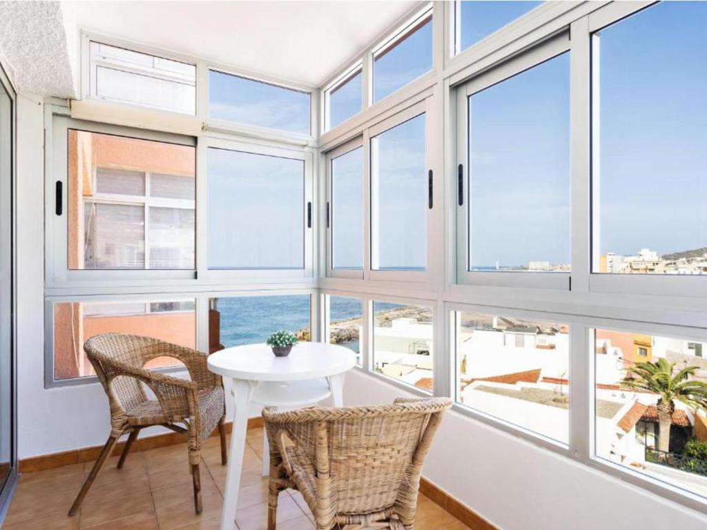 Balkón nebo terasa v ubytování Live Bajamar Marianne la Luna