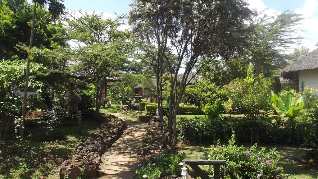 Zahrada ubytování Buffalo's Rest Greenpark-Naivasha