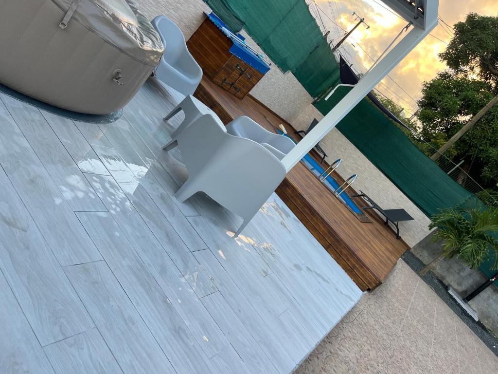 Patio nebo venkovní prostory v ubytování Villa senseo