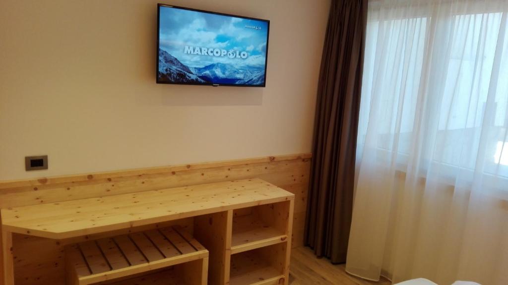 TV a/nebo společenská místnost v ubytování B&B Augusto