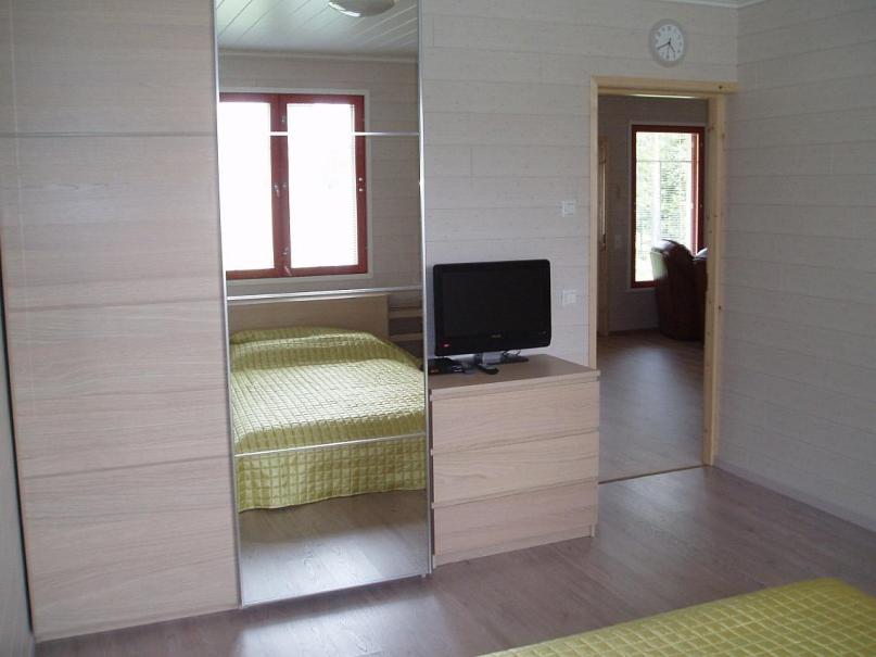 TV a/nebo společenská místnost v ubytování Scandinavian Dream Cottages Vikajarvi- Rovaniemi