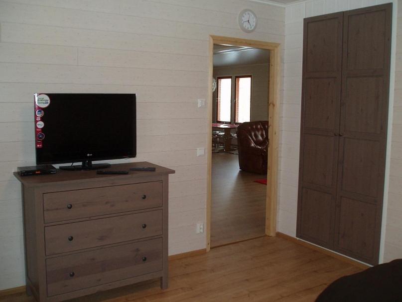 TV a/nebo společenská místnost v ubytování Scandinavian Dream Cottages Vikajarvi- Rovaniemi