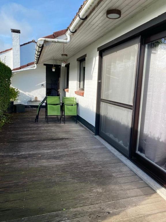 Balkón nebo terasa v ubytování Mijn Kleinhof