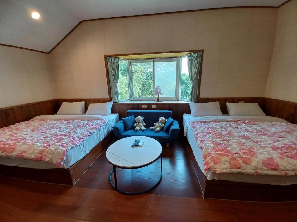 Postel nebo postele na pokoji v ubytování Star Coffee & Homestay