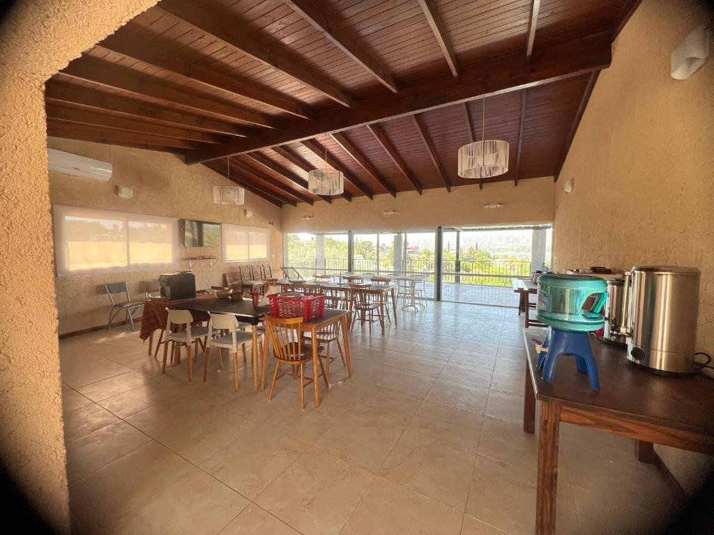 Køkken eller tekøkken på Complejo Refugio Playa Perelli