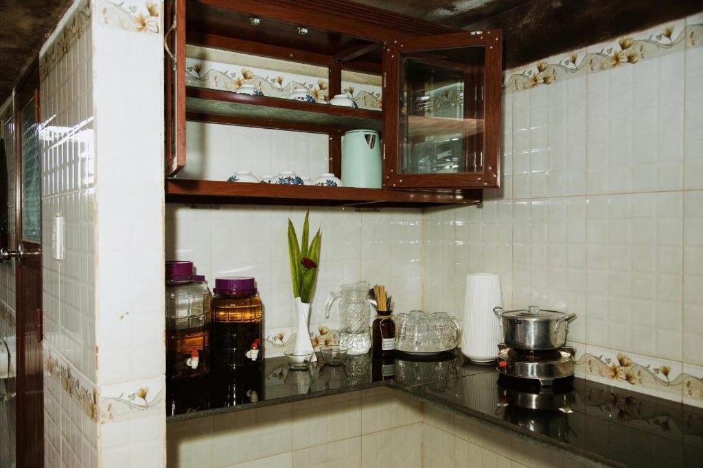 Kuchyň nebo kuchyňský kout v ubytování Homestay Pleiku Phố