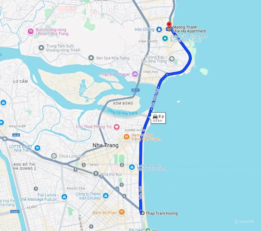 Bố cục Oceanus MT Vien Trieu Thai Ha Hotel & Apartment