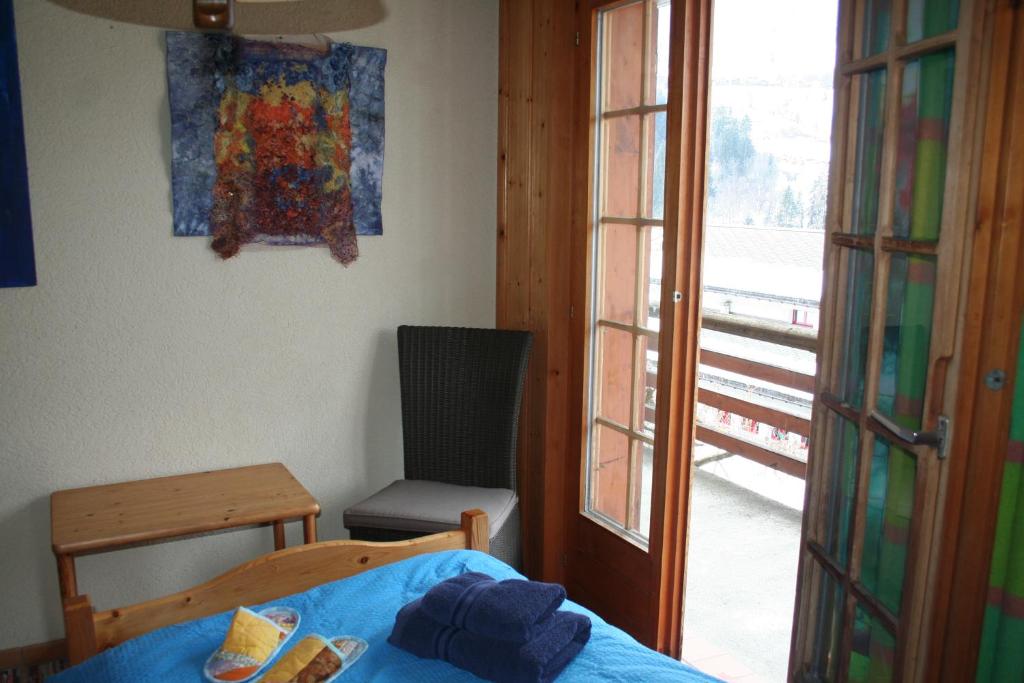 Posezení v ubytování BnB Claudy et Elizabeth Michellod-Dutheil