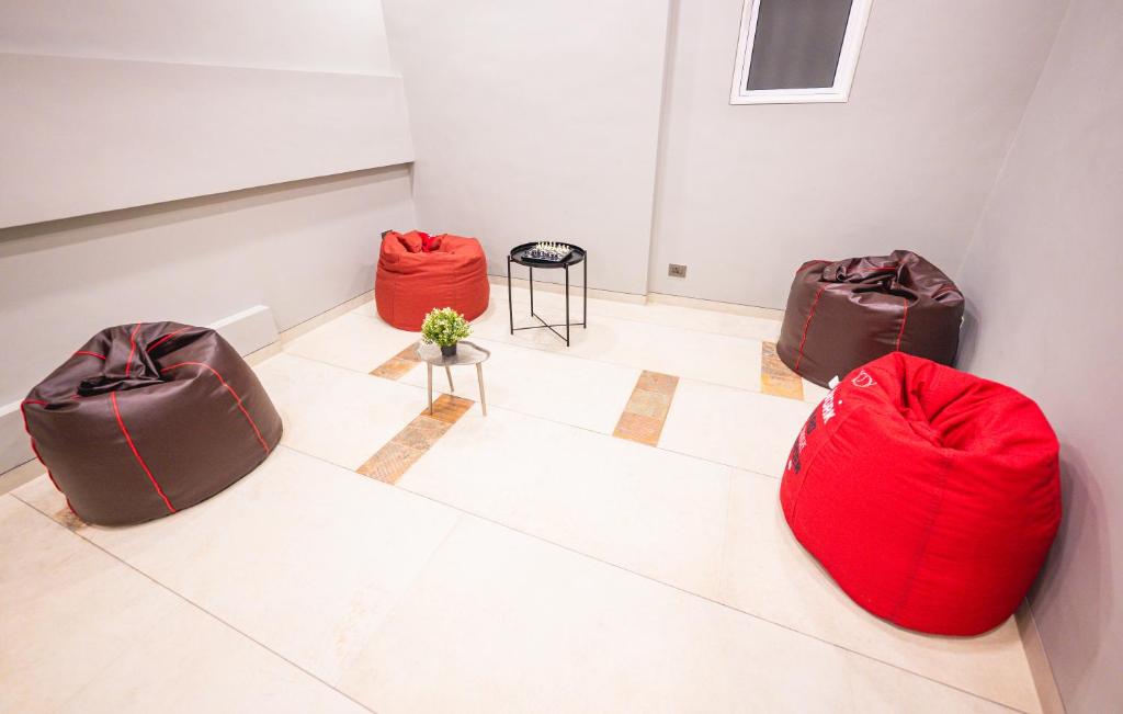 Posezení v ubytování Indie Stays Studios, Chembur