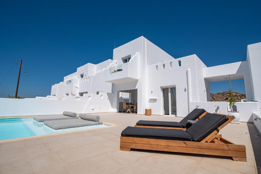 Bazén v ubytování Depis Edem luxury villas nebo v jeho okolí
