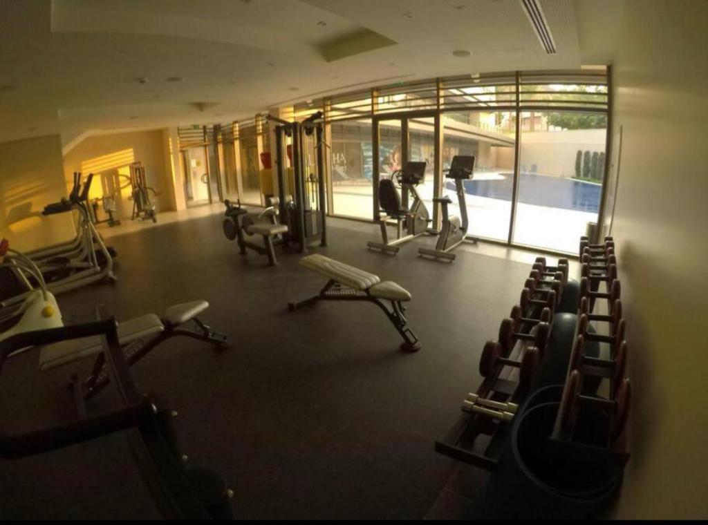 Fitness centrum a/nebo fitness zařízení v ubytování Alraha village-aqaba قرية الراحة- مرسى زايد -العقبة