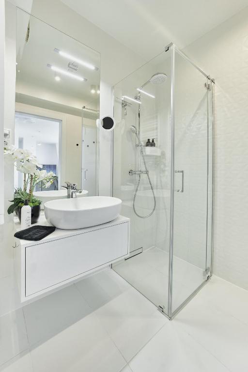 Kúpeľňa v ubytovaní Wave Sea View & SPA Apartment A756
