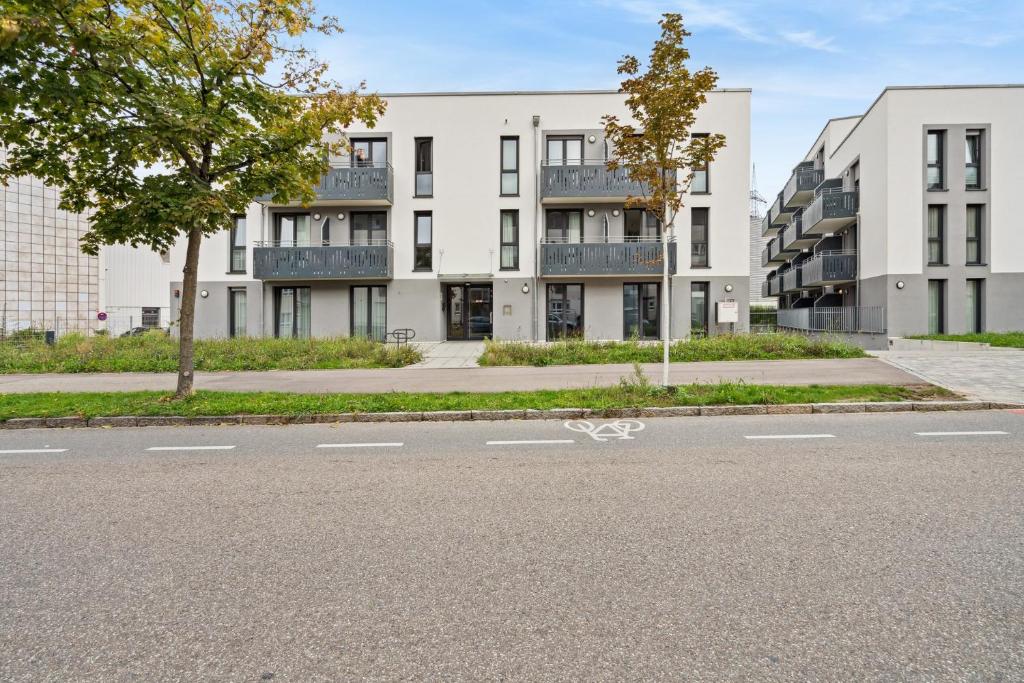Budova, kde se aparthotel nachází