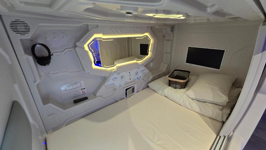 Koupelna v ubytování Hotel Galaxy Pod