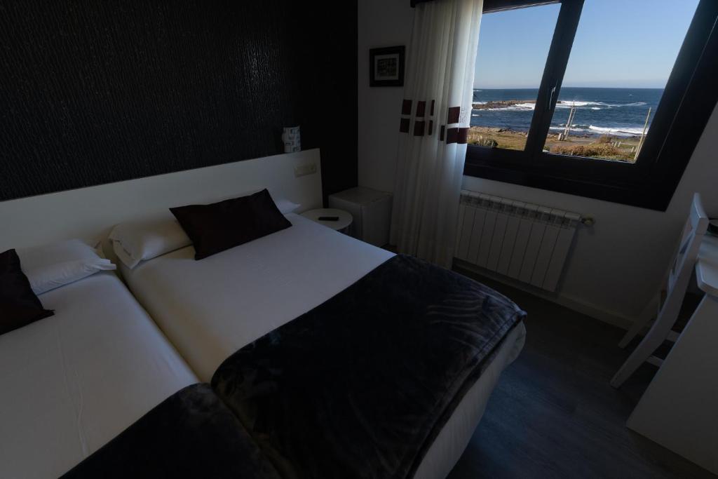 Cama o camas de una habitación en Casa da Vasca