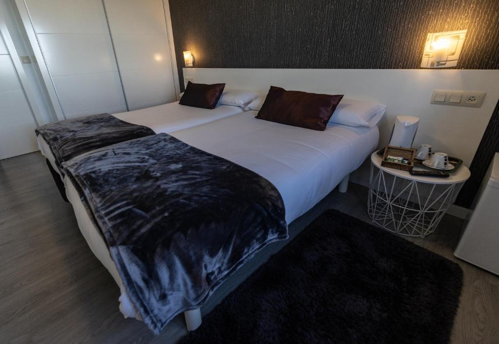Cama o camas de una habitación en Casa da Vasca